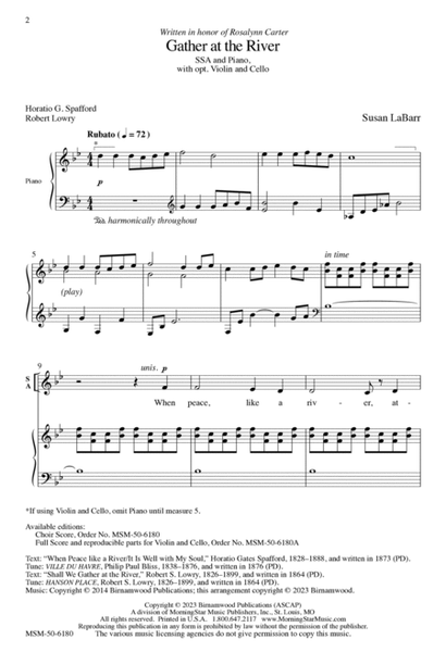 Gather at the River (Choral Score)