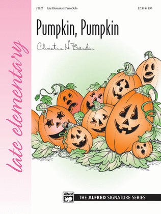 Book cover for Pumpkin, Pumpkin
