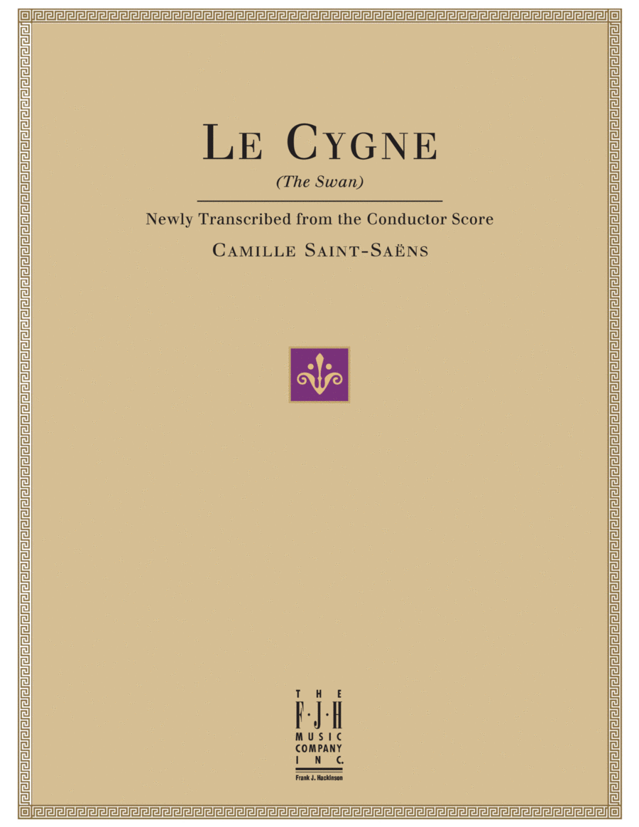 Le Cygne (The Swan) Piano Solo scores gallery preview page 1