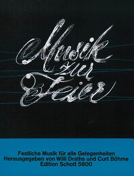 Musik Zur Feier Pf/insts Score