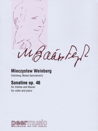 Book cover for Sonatine, Op. 46