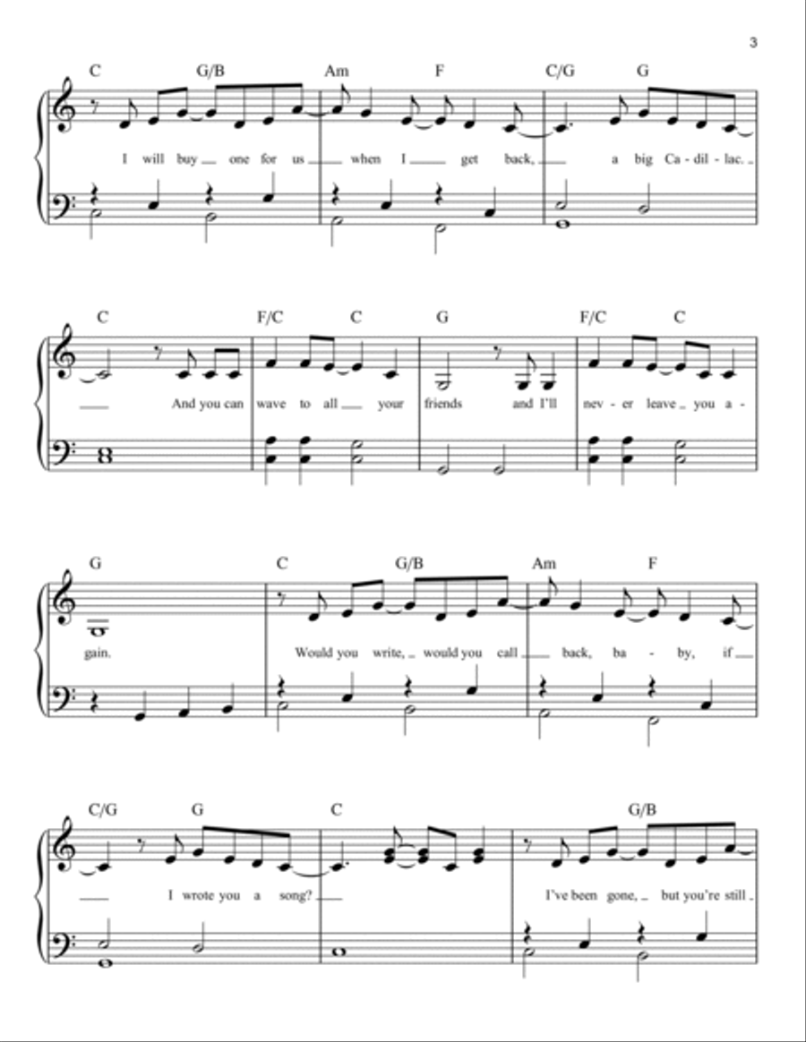 Flapper Girl Flapper Girl Easy Piano scores gallery preview page 3