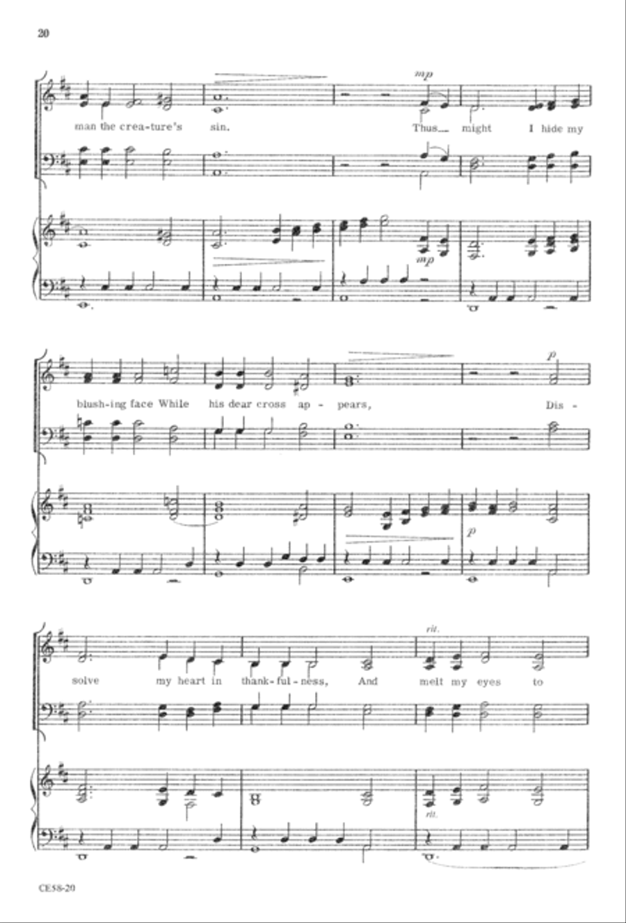 Do This in Remembrance of Me 4-Part scores gallery preview page 22