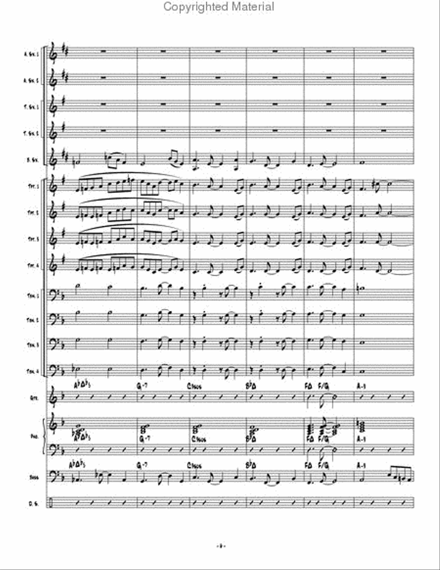 Smoothitude Smoothitude Jazz Ensemble scores gallery preview page 7