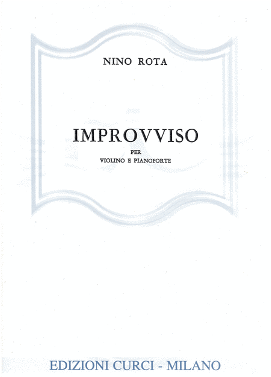 Improvviso Violin Solo scores gallery preview page 1