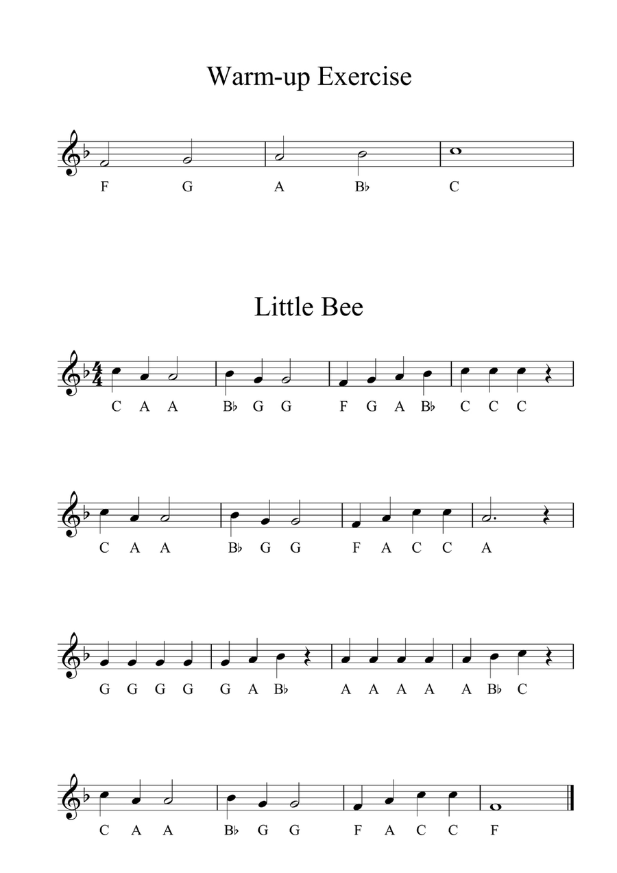 Easy Recorder Lessons Easy Recorder Lessons Recorder scores gallery preview page 2