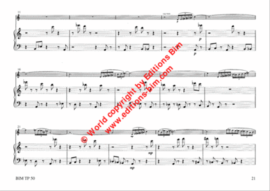 4 Themes on Paintings of Edward Munch Trumpet scores gallery preview page 11