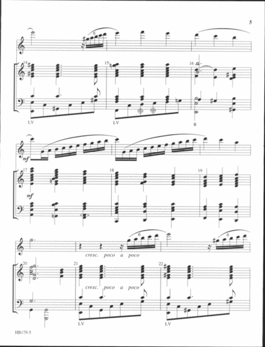 Lord, Here Am I - handbell arrangement 5-Octaves scores gallery preview page 4
