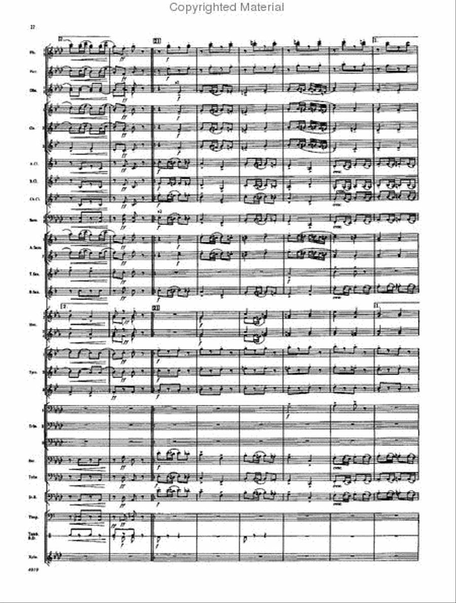 Selections from the Nutcracker Suite Concert Band scores gallery preview page 20