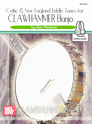 Book cover for Celtic and New England Fiddle Tunes for Clawhammer Banjo