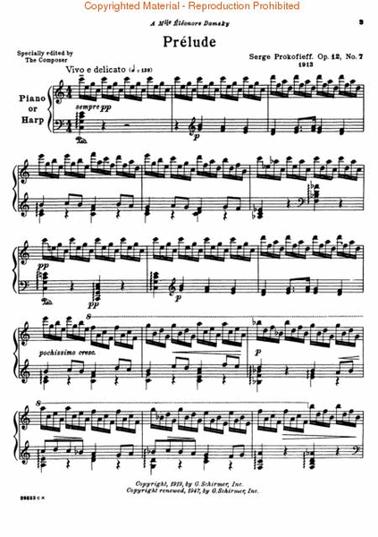 Prelude in C, Op. 12, No. 7