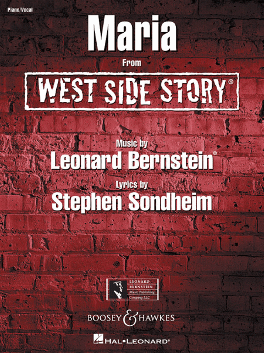 Maria (from West Side Story) Piano, Vocal scores gallery preview page 1