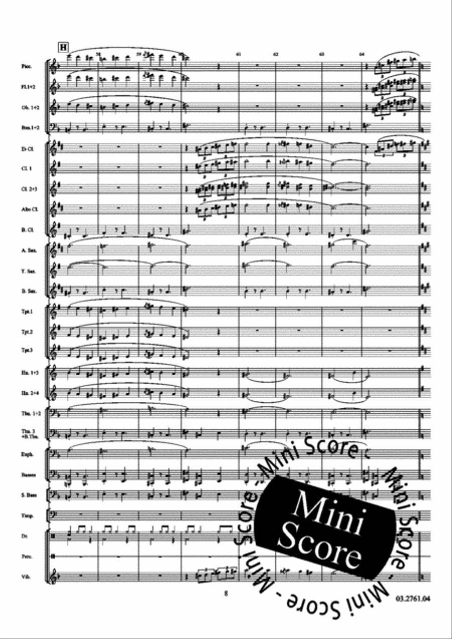 All Blue All Blue Concert Band scores gallery preview page 14