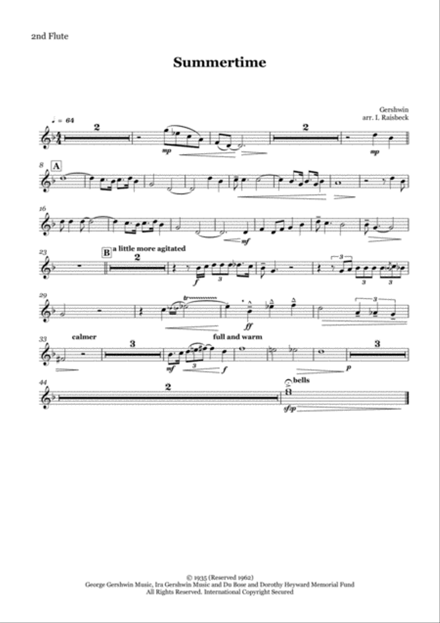 Summertime Concert Band scores gallery preview page 6