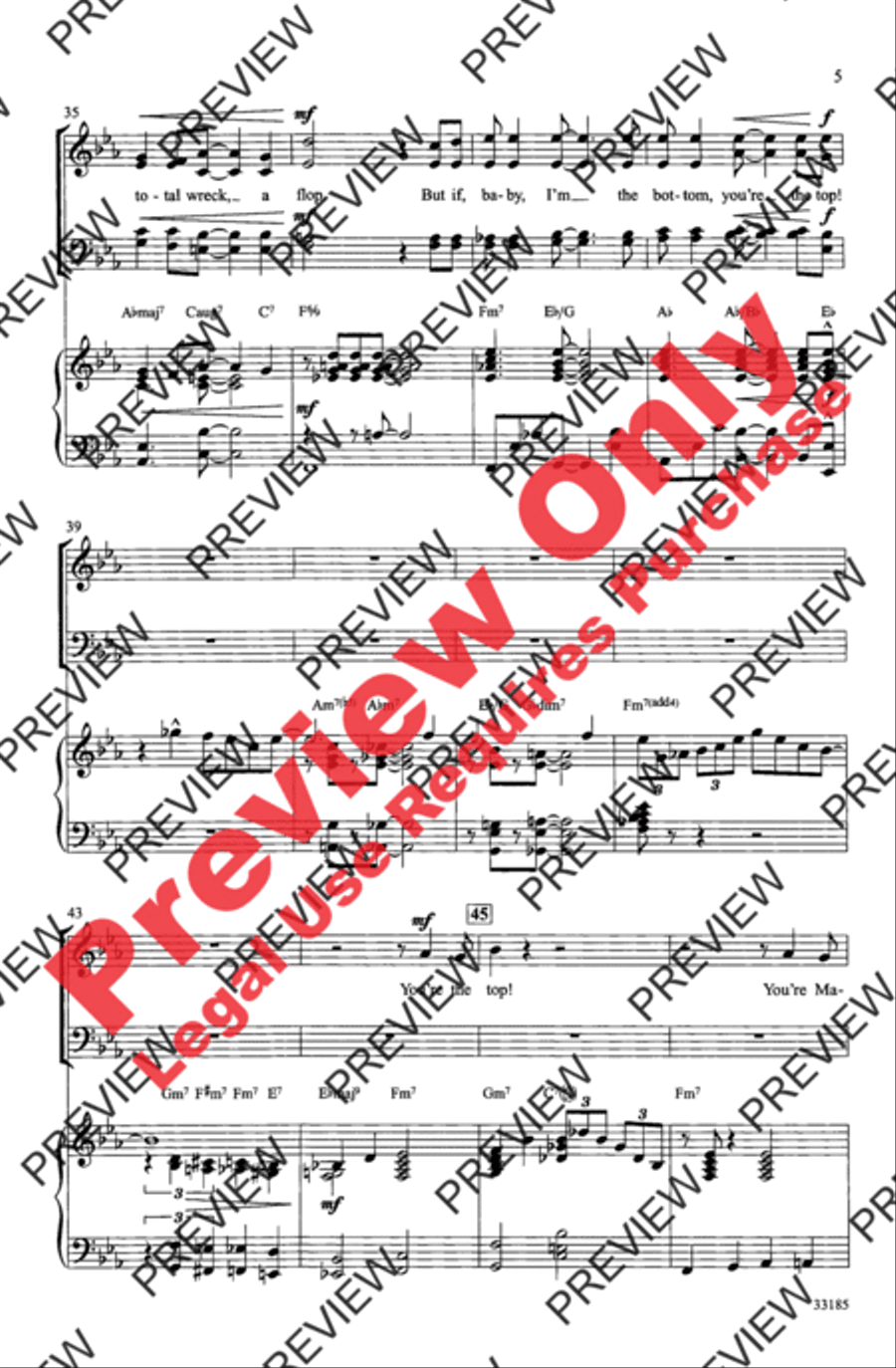 You're the Top 4-Part scores gallery preview page 5