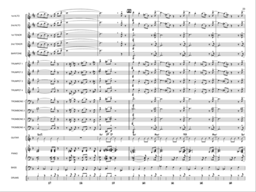 Pedal to the Metal Pedal to the Metal Jazz Ensemble scores gallery preview page 22