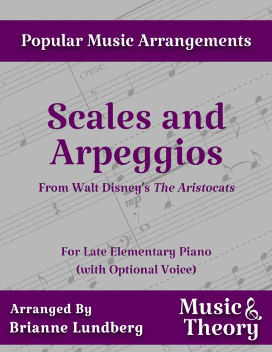Scales And Arpeggios Voice scores gallery preview page 1