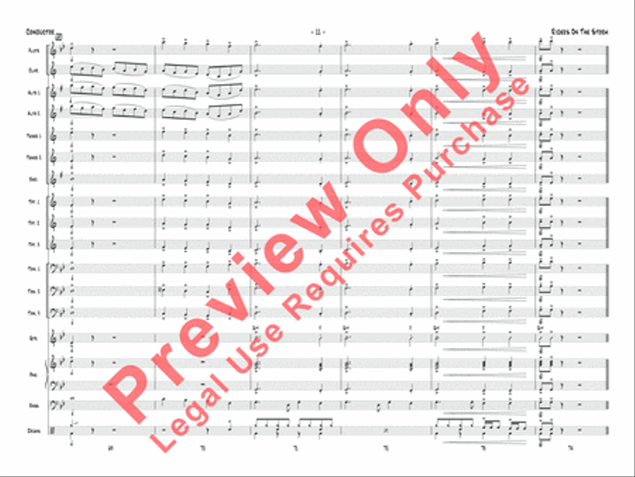 Riders on the Storm Jazz Ensemble scores gallery preview page 12