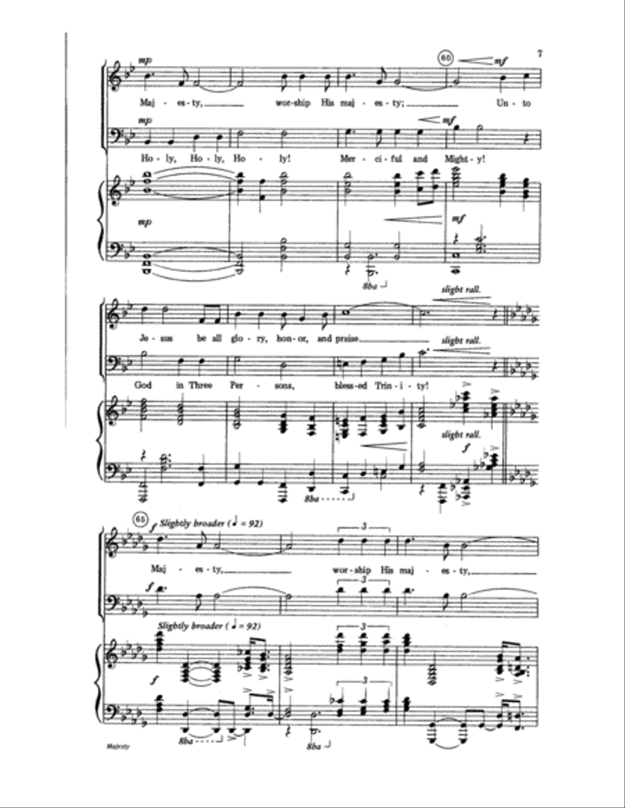 Majesty Choir scores gallery preview page 7