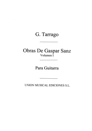 Book cover for Sanz Obras De Gaspar Sanz Volume 1 Guitar