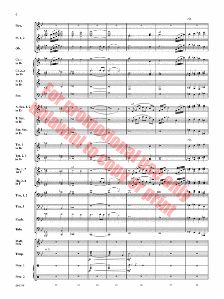 Atlas Rising Concert Band scores gallery preview page 7