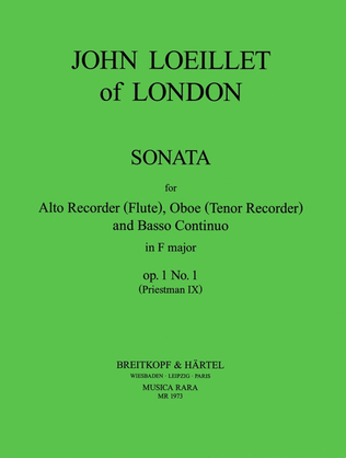 Book cover for 6 Sonatas Op. 1