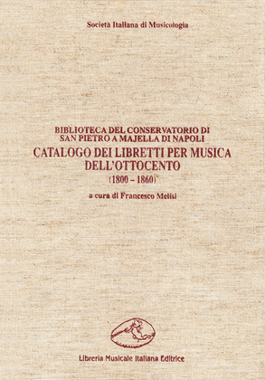 Catalogo dei libretti per musica dell'Ottocento