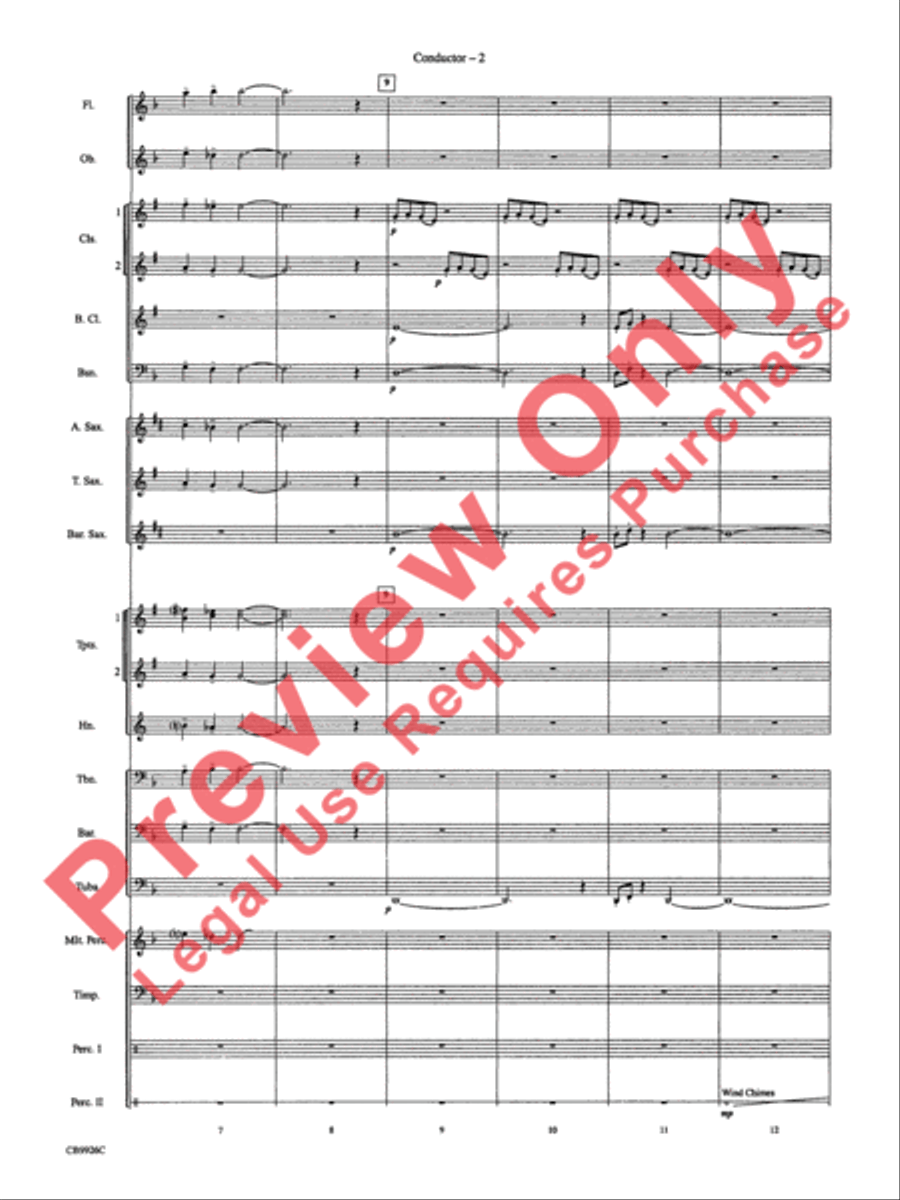Duel of the Fates Concert Band scores gallery preview page 4