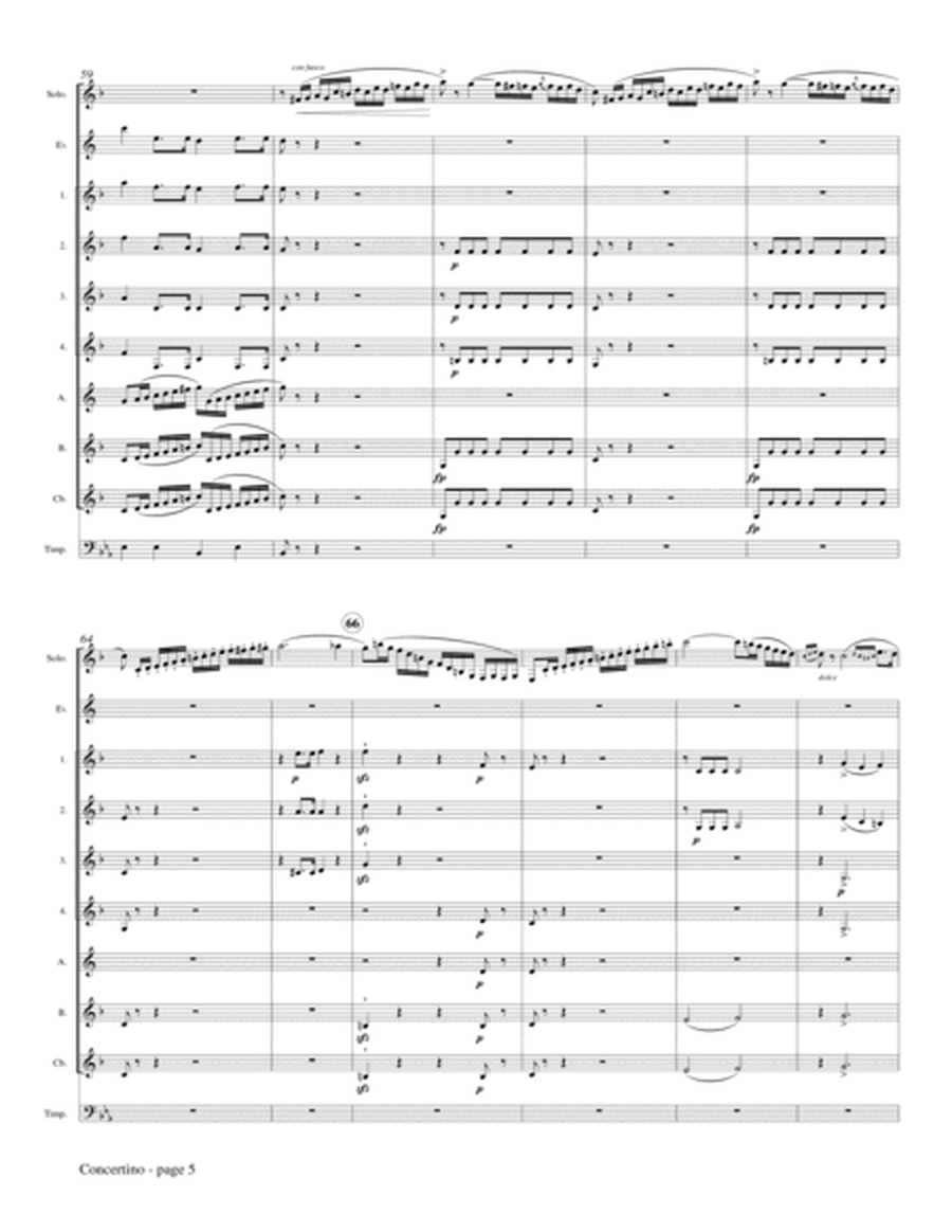 Concertino for Solo Clarinet and Clarinet Choir