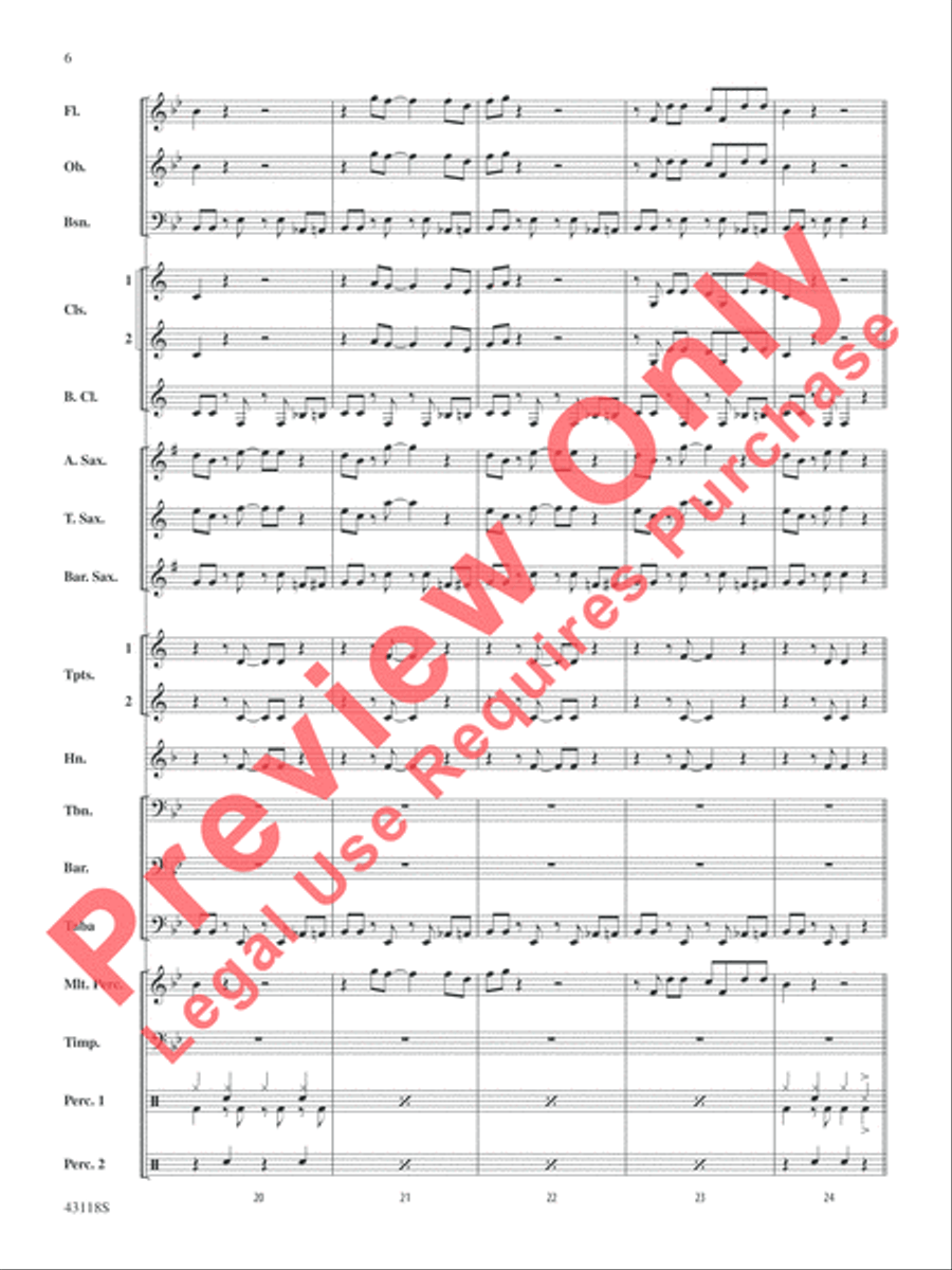 Domino Concert Band scores gallery preview page 7
