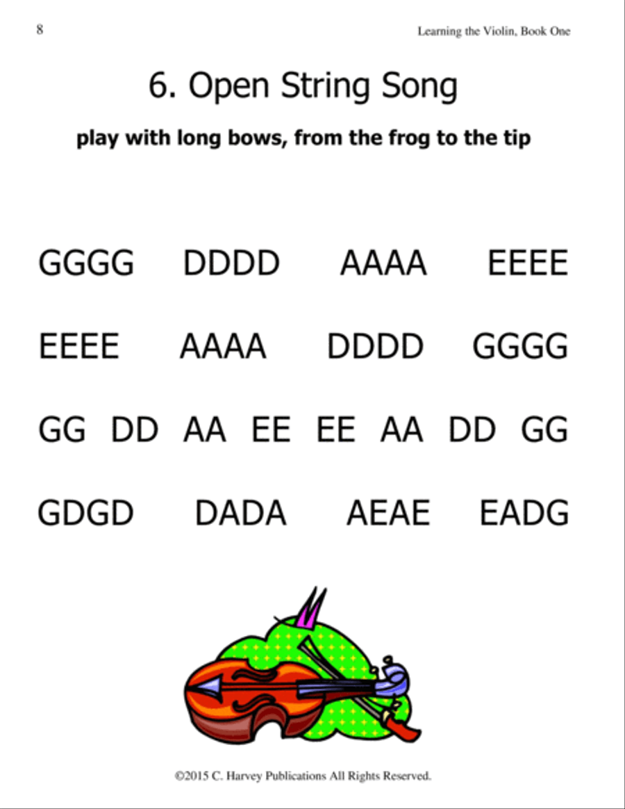 Learning the Violin, Book One Violin scores gallery preview page 4