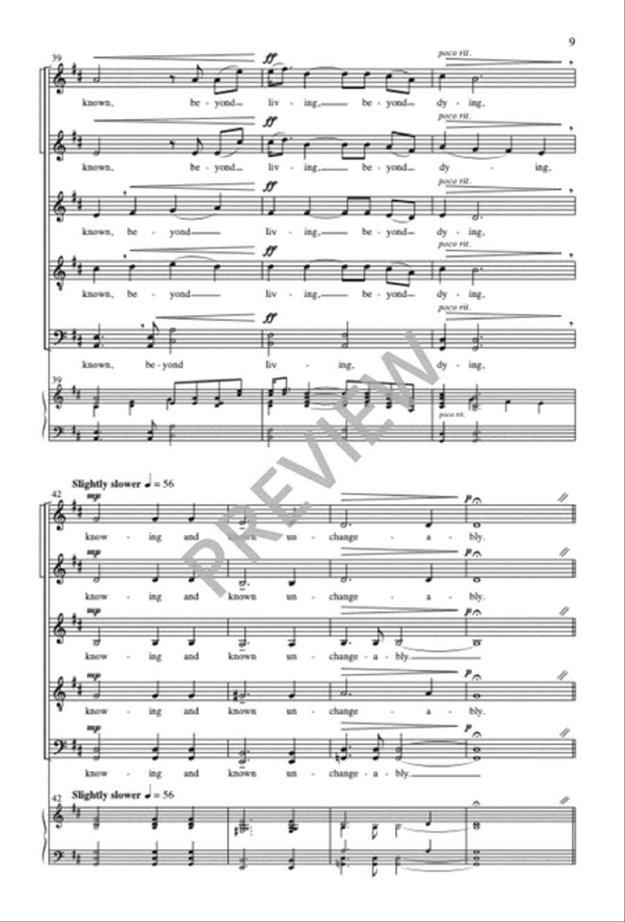 If I Must Go SSATBB scores gallery preview page 10