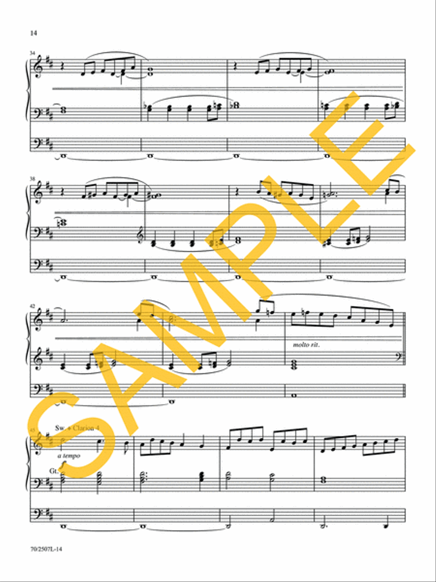 Hymn Inventions for Organ Organ Solo scores gallery preview page 12