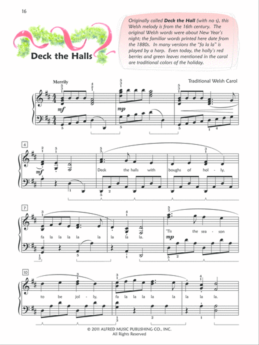 Premier Piano Course Christmas, Book 6 Piano Method scores gallery preview page 4
