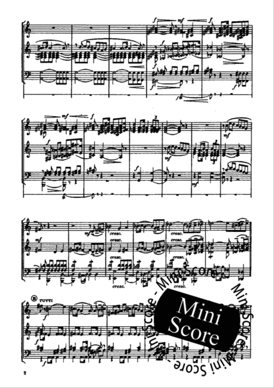Petit Triptyque Concert Band scores gallery preview page 4