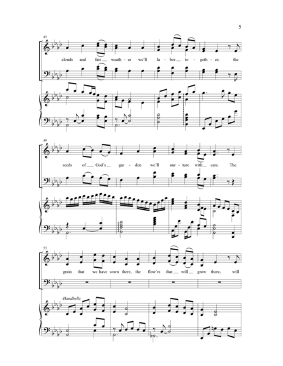 For All Good Gifts 4-Part scores gallery preview page 4