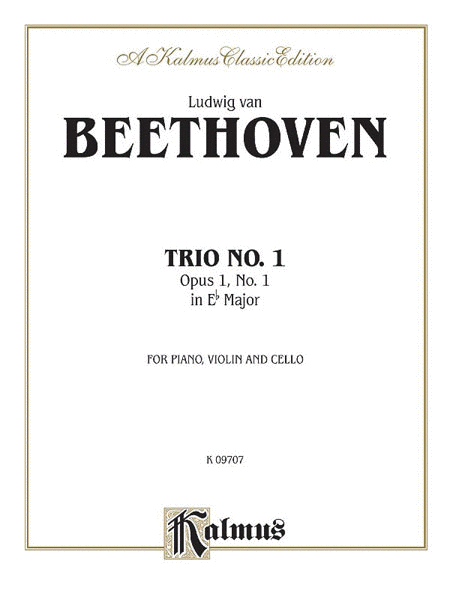 Piano Trio No. 1 -- Op. 1, No. 1