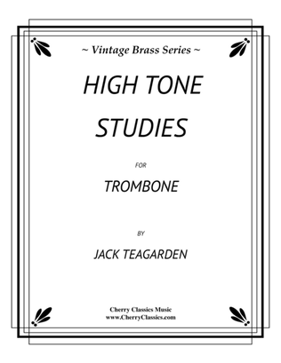 Book cover for High Tone Studies for Trombone