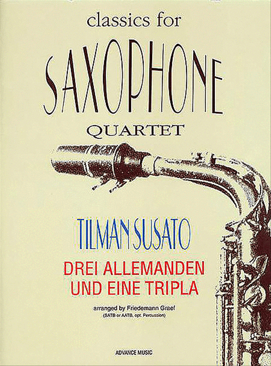 Drei Allemanden und eine Tripla Small Ensemble scores gallery preview page 1