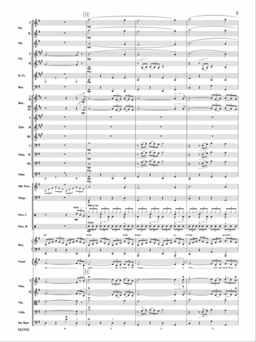 The Impossible Dream (from Man of La Mancha): Score Full Orchestra scores gallery preview page 5