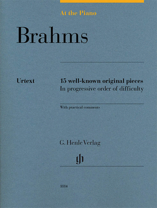 Book cover for Brahms: At the Piano