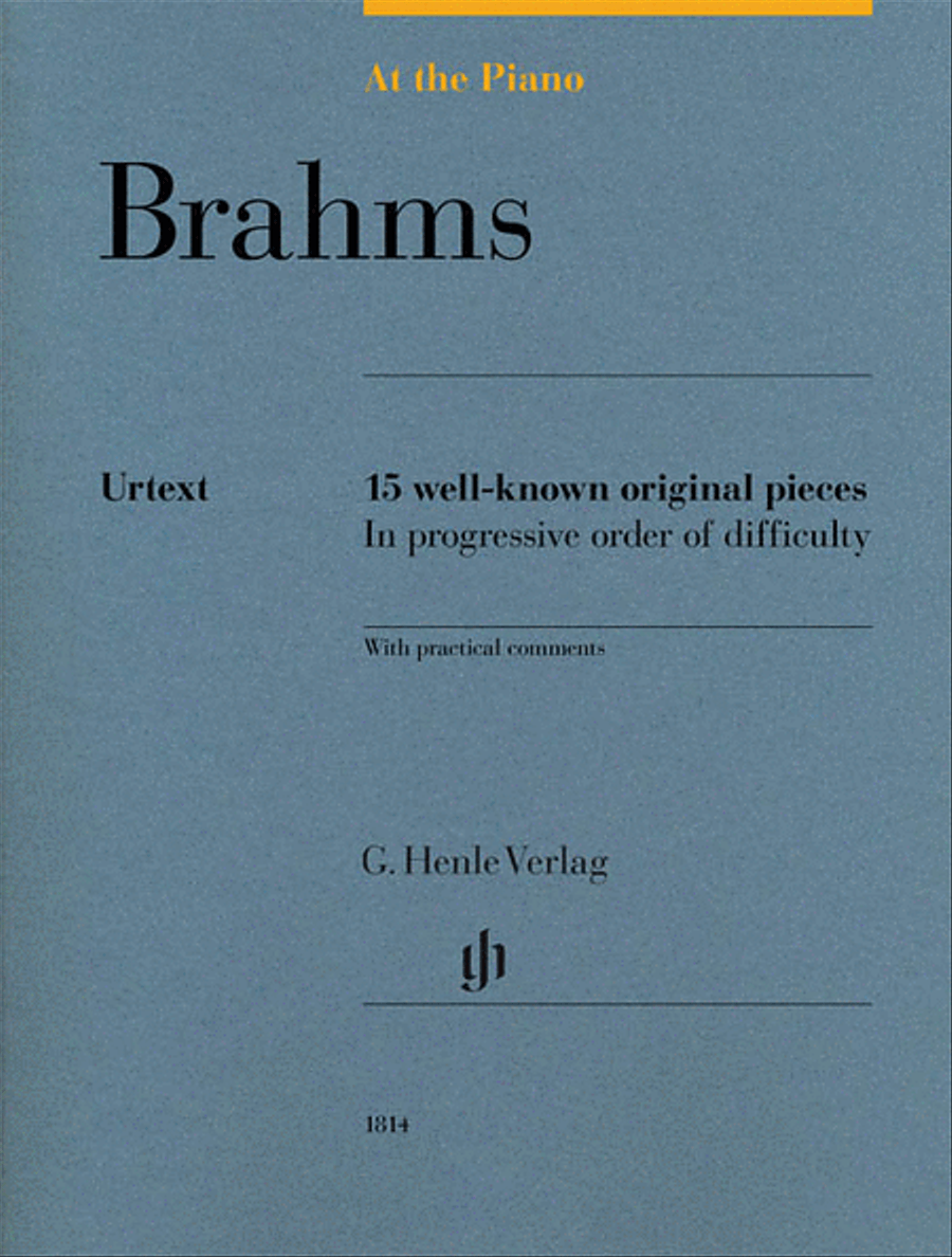 Book cover for Brahms: At the Piano