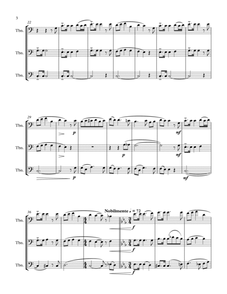 O Tannenbaum/O Christmas Tree (trombone trio) image number null