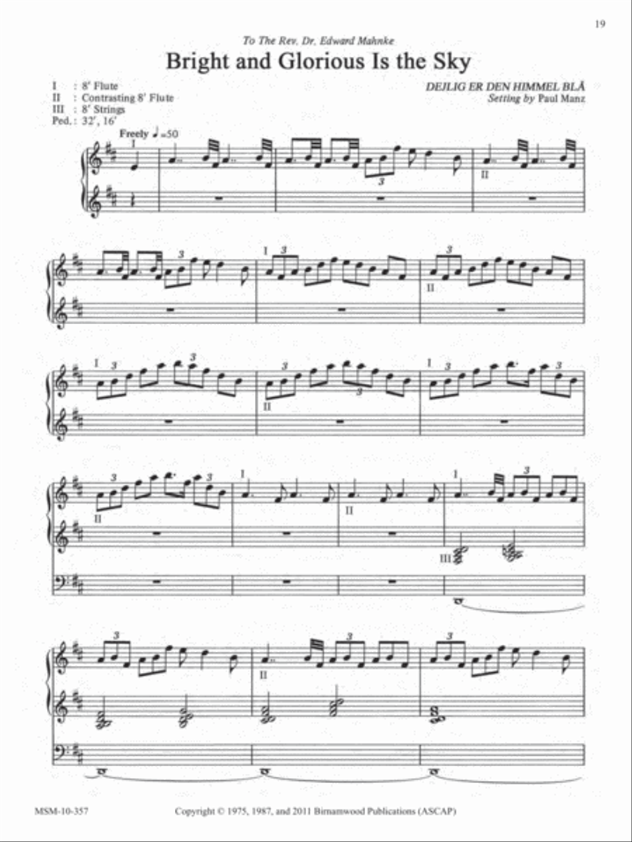 Ten Chorale Improvisations, Set 7 Organ scores gallery preview page 8