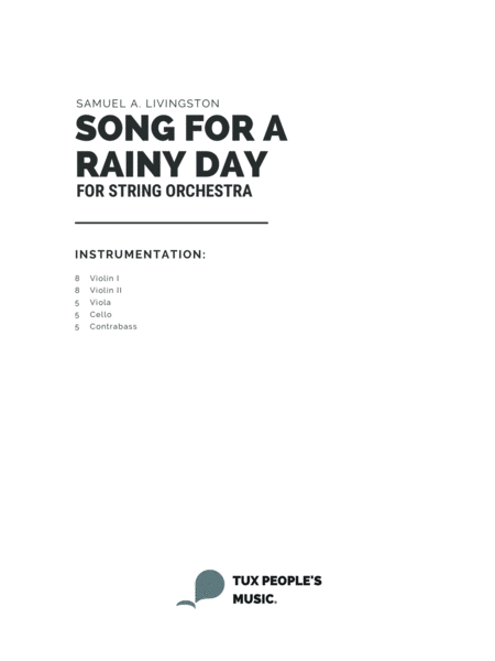 Song for a Rainy Day