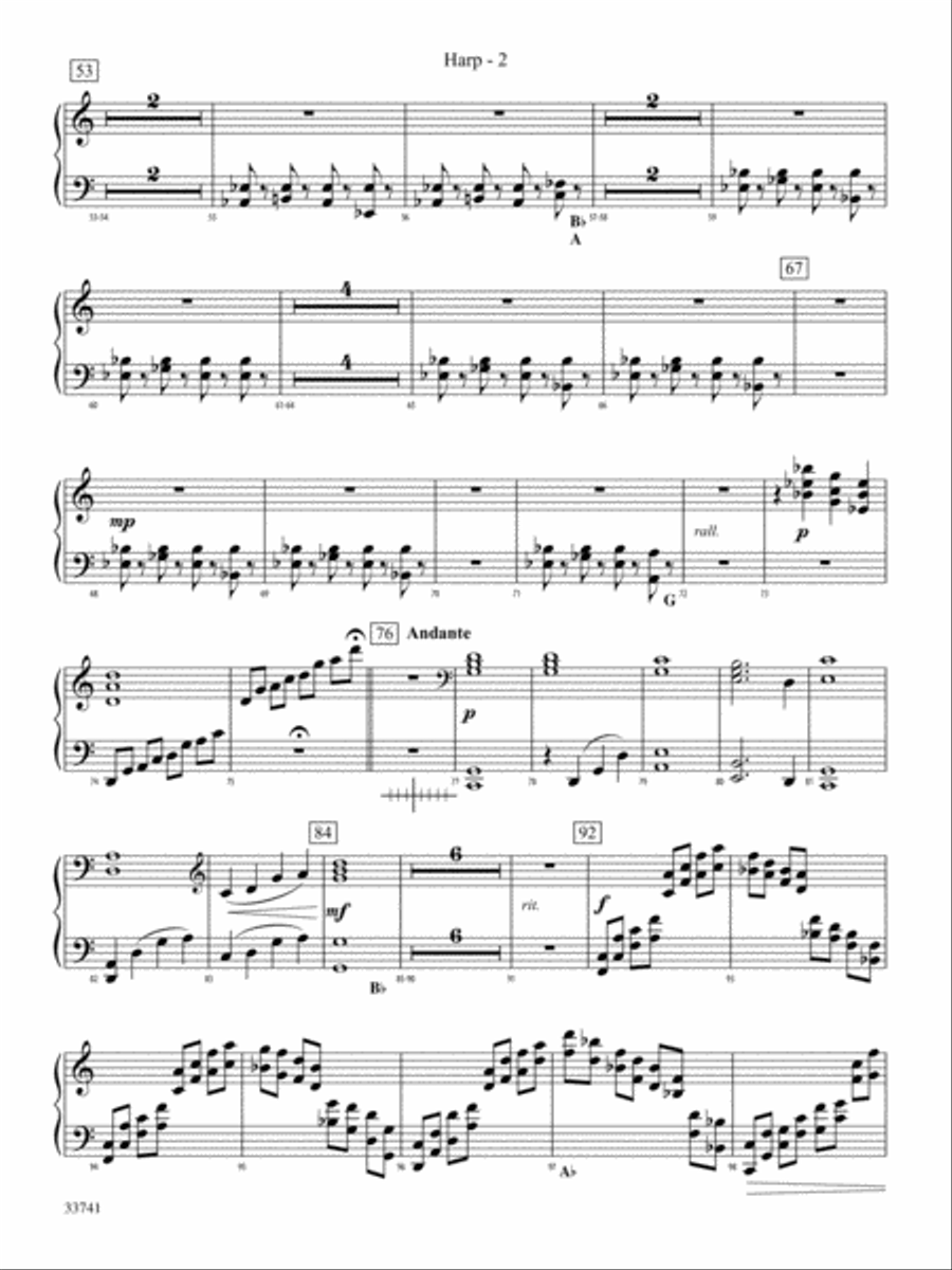 Kallalanta: Harp Full Orchestra scores gallery preview page 2