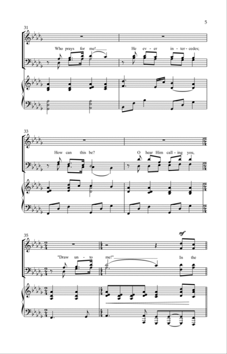 In The Secret Place In The Secret Place 4-Part scores gallery preview page 6