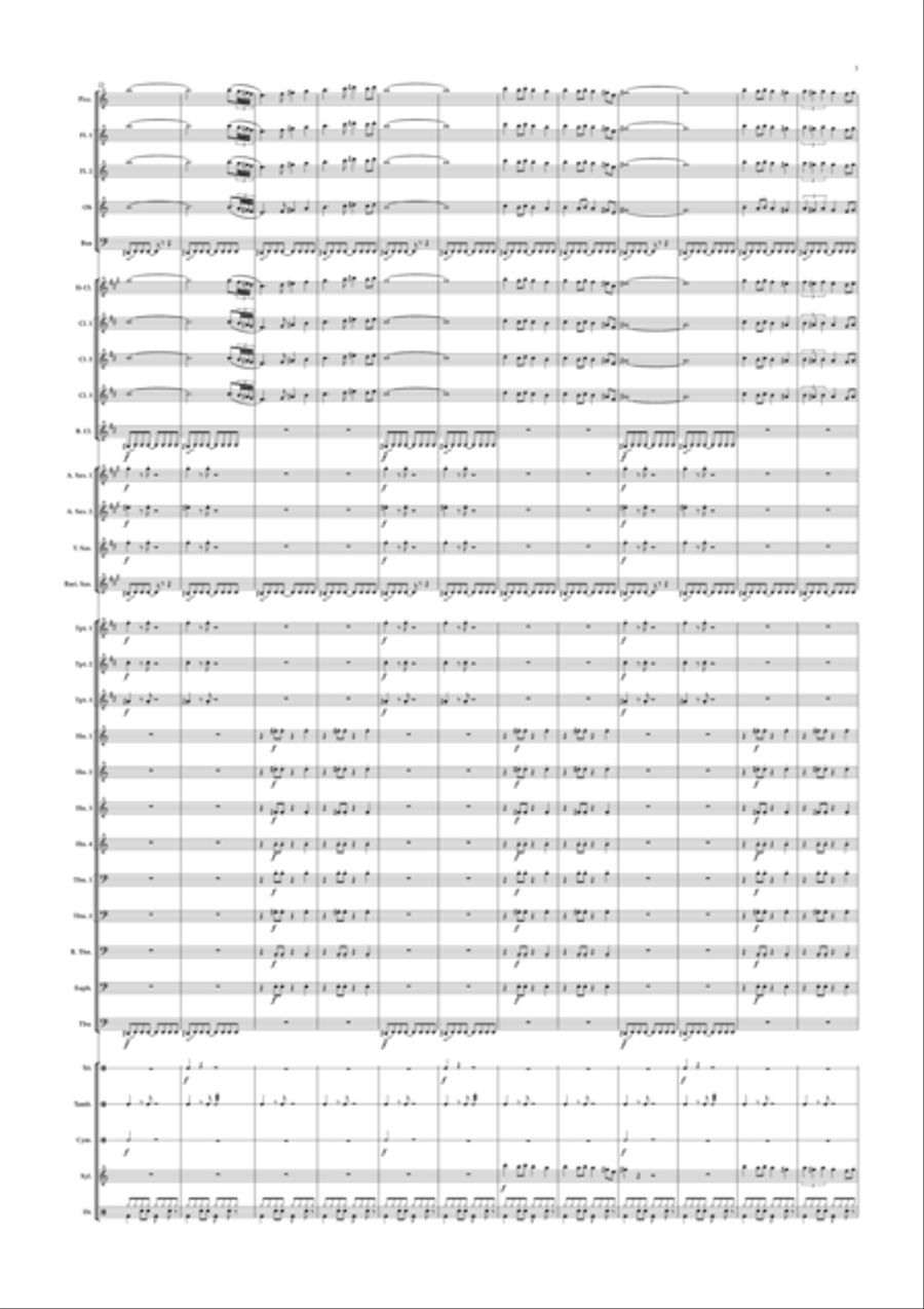 Misirlou Misirlou Concert Band scores gallery preview page 5