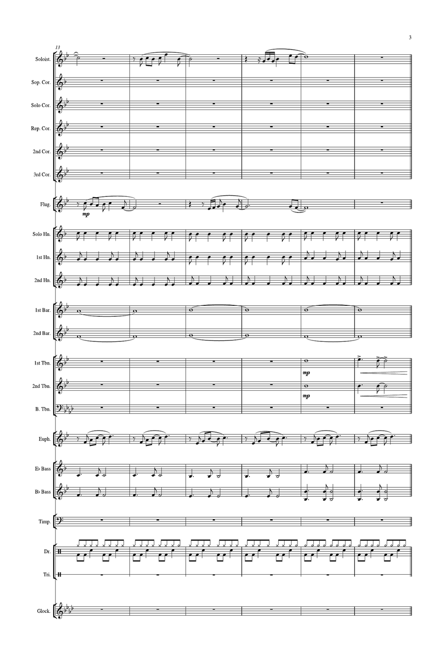 Yellow Brass Band scores gallery preview page 6