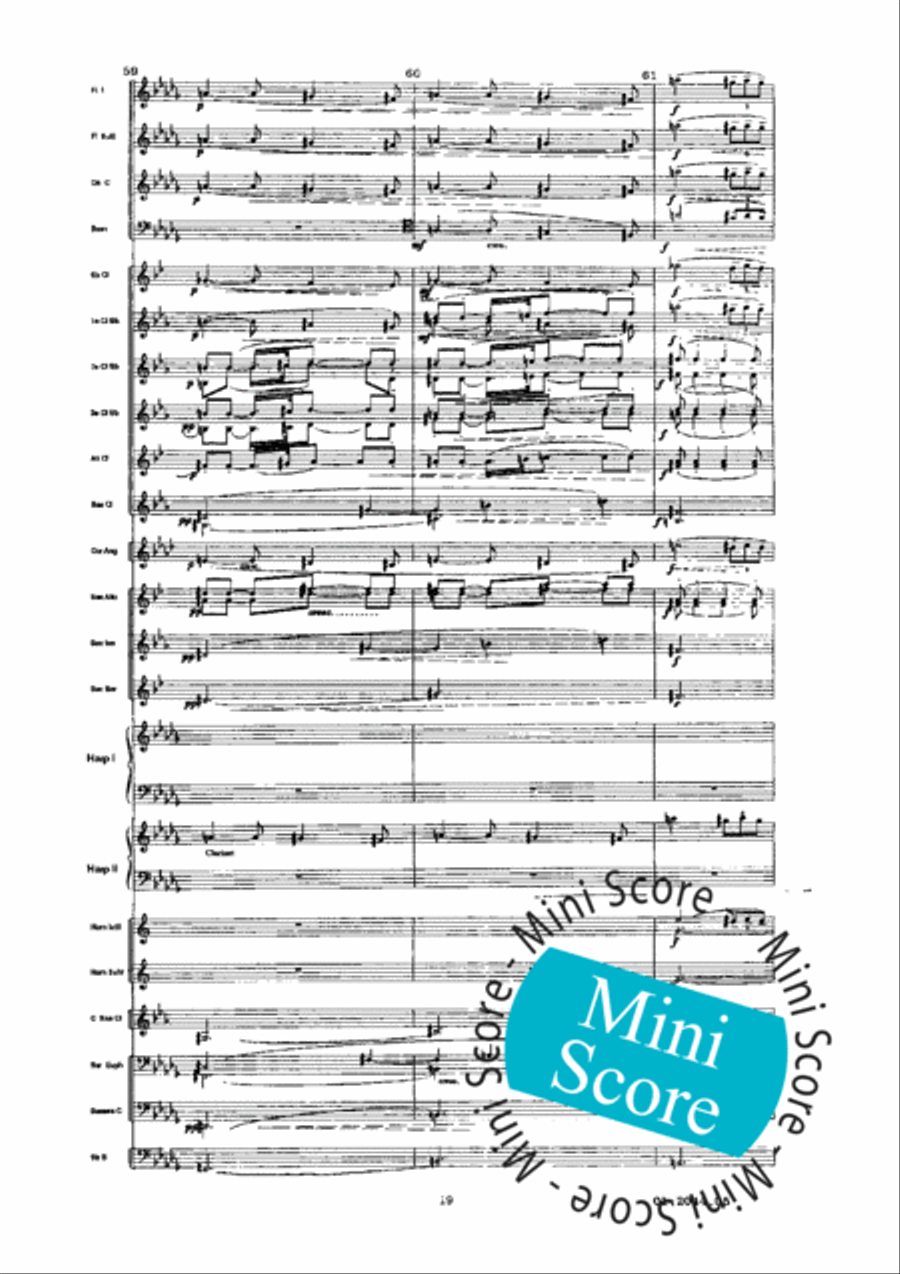 Prelude a L'Apres-Midi D'un Faune Concert Band scores gallery preview page 23